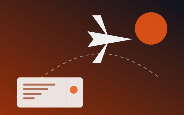 Grafika k workshopu o travel hackingu - lietadlo, trasa a palubný lístok